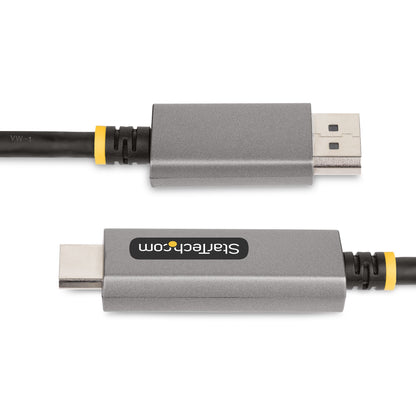 StarTech.com 133DISPLAYPORTHDMI21 video cable adapter 78.7" (2 m) DisplayPort HDMI Black, Silver