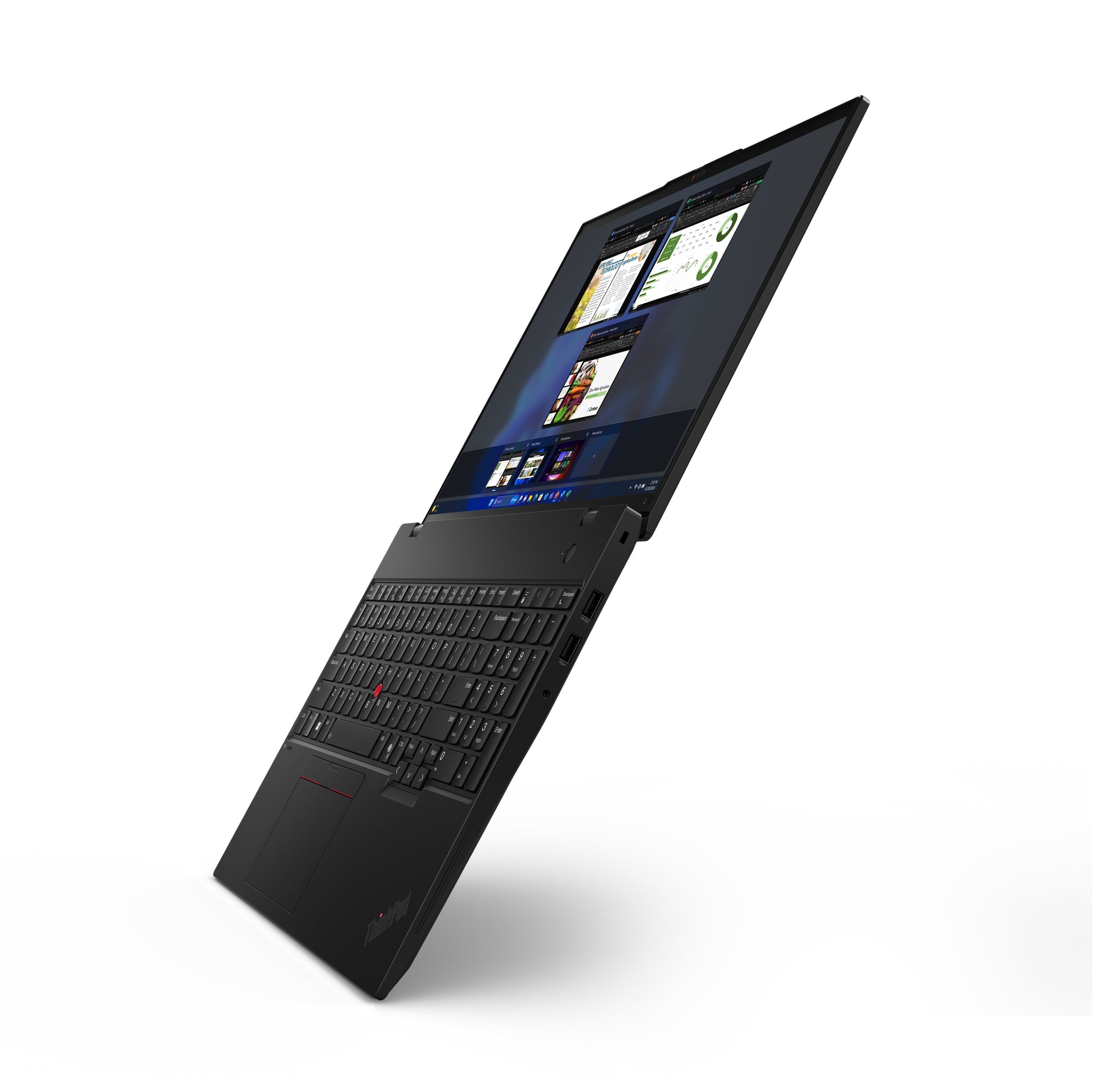 Lenovo ThinkPad L16 Gen 1 (Intel) Intel Core Ultra 5 135U Laptop 16" WUXGA 16 GB DDR5-SDRAM 256 GB SSD Wi-Fi 6E (802.11ax) Windows 11 Pro Arabic Black