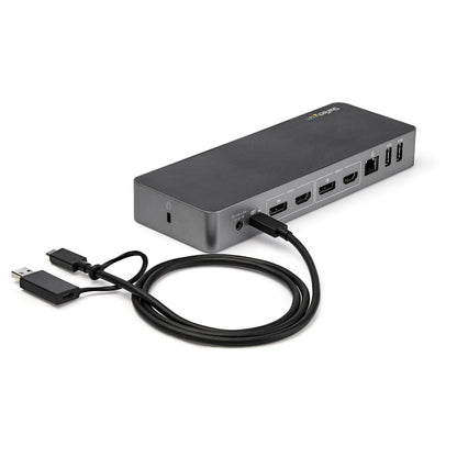 StarTech.com DK30C2DPPD laptop dock/port replicator Wired USB 3.2 Gen 1 (3.1 Gen 1) Type-C Black, Gray
