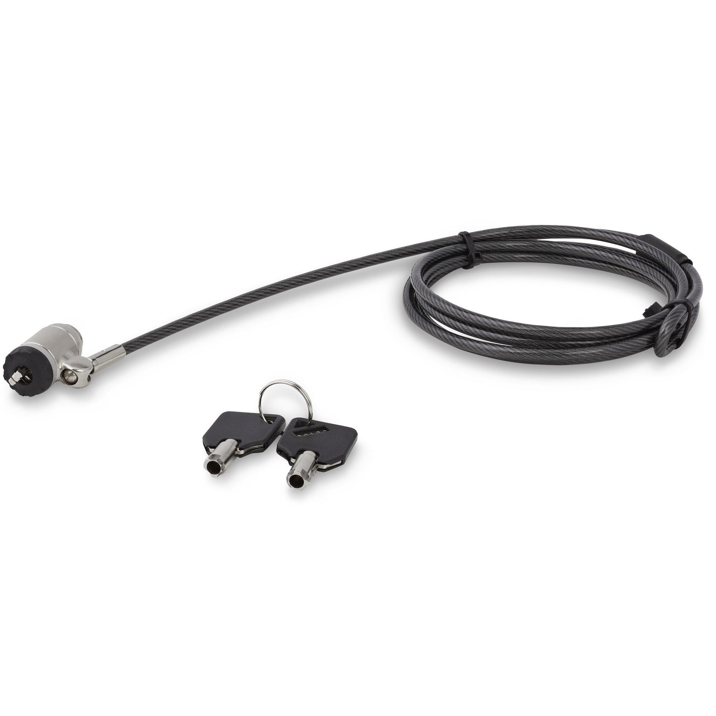 StarTech.com LTLOCKKEY cable lock Black, Silver 78.7" (2 m)