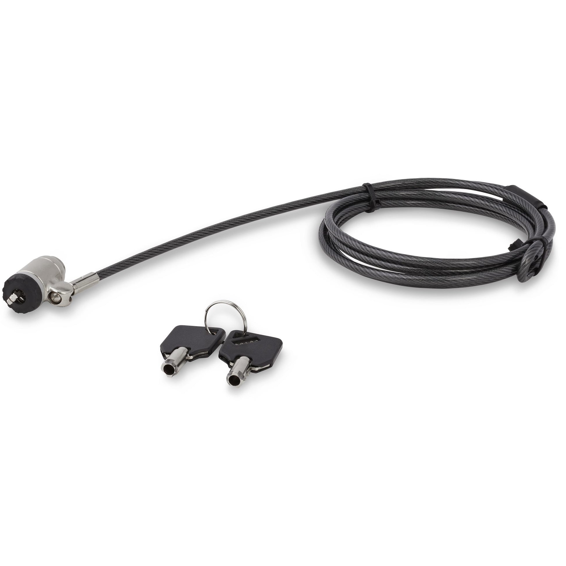 StarTech.com LTLOCKKEY cable lock Black, Silver 78.7" (2 m)