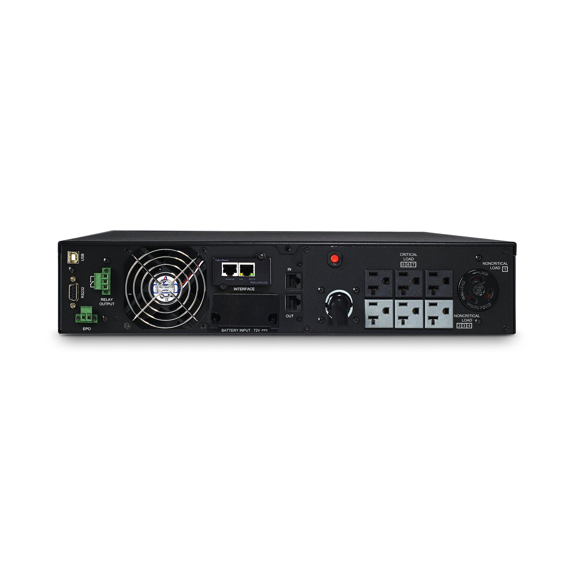 CyberPower OL2200RTXL2UN uninterruptible power supply (UPS) Double-conversion (Online) 2.2 kVA 1800 W 7 AC outlet(s)