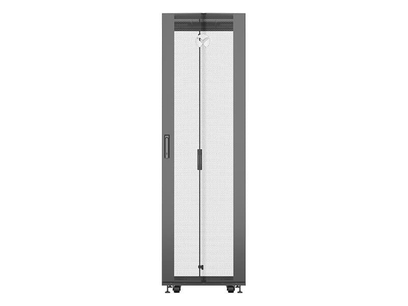 Vertiv VR3100TAA rack cabinet 42U Freestanding rack Black, Transparent