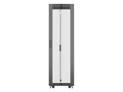 Vertiv VR3100TAA rack cabinet 42U Freestanding rack Black, Transparent
