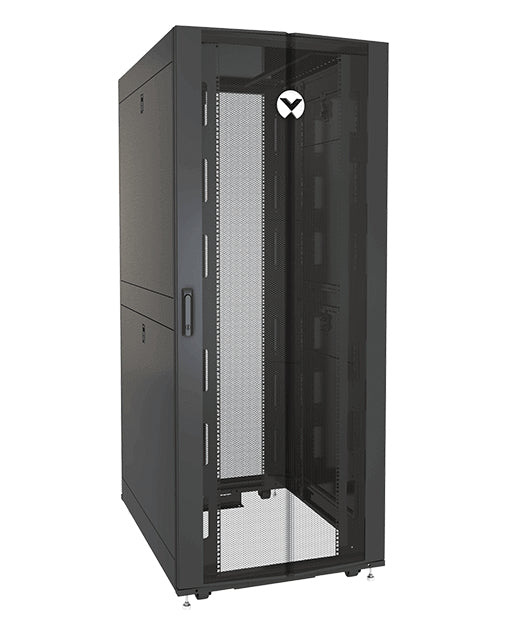 Vertiv VR3150SP rack cabinet 42U Freestanding rack Black, Transparent