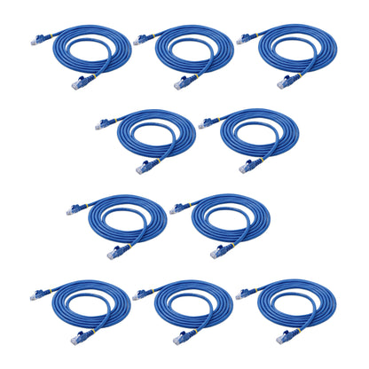 StarTech.com N6PATCH7BL10PK networking cable Blue 82.7" (2.1 m) Cat6 U/UTP (UTP)