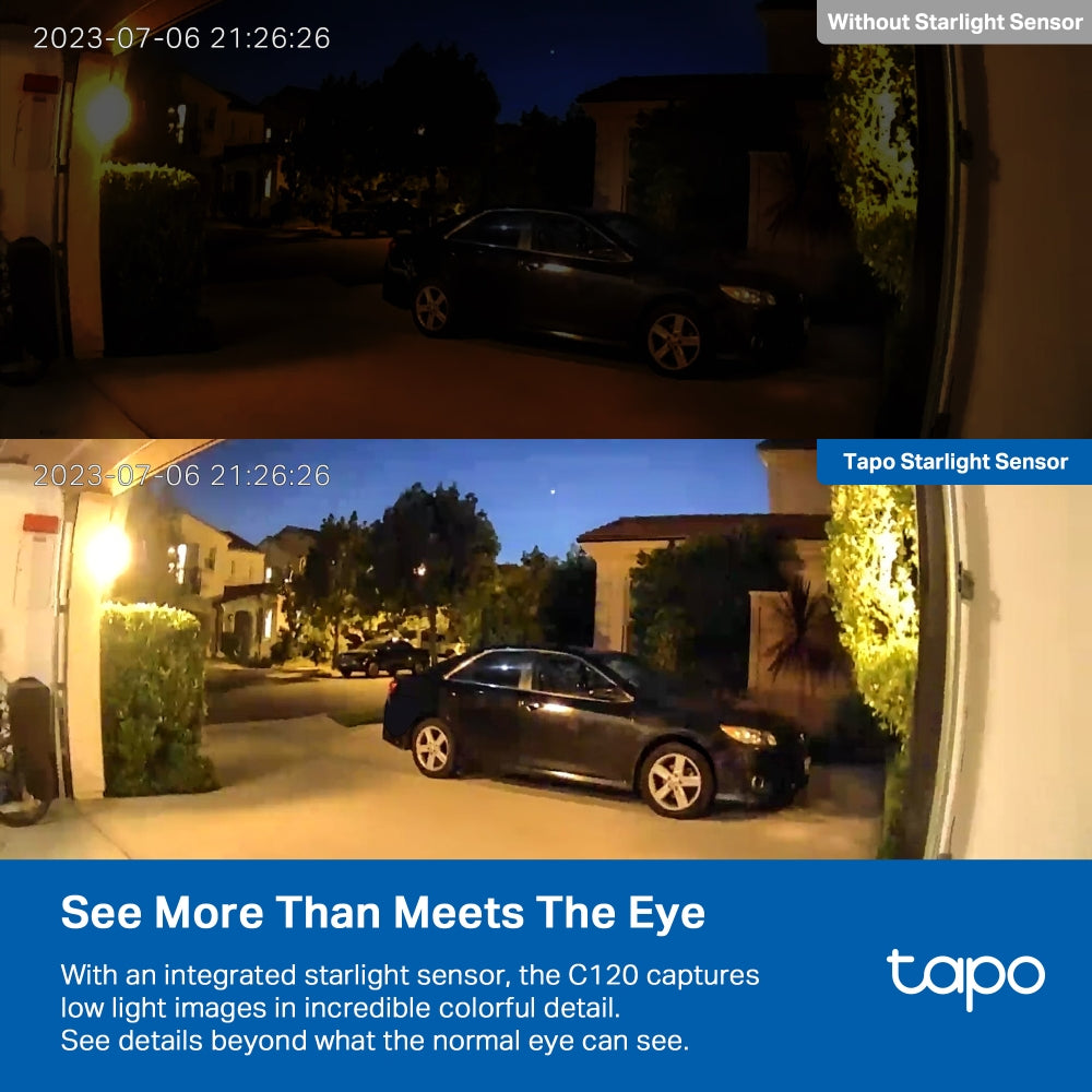 TP-Link Tapo C120 IP security camera Indoor & outdoor 2560 x 1440 pixels Ceiling/Wall/Desk