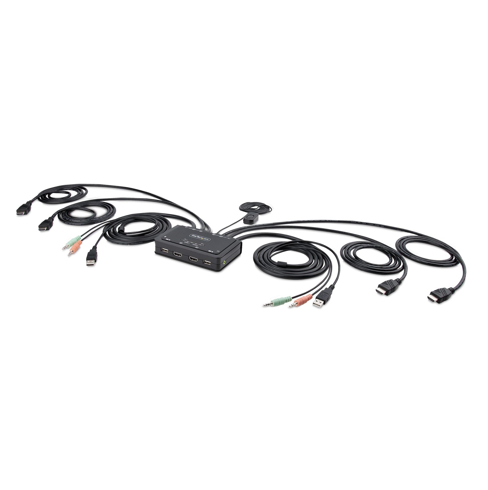 StarTech.com C2-DH46-UA2-CBL-KVM KVM switch Black