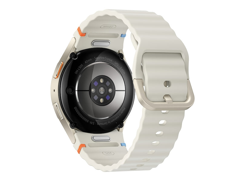 Samsung Galaxy Watch7 1.3" AMOLED 40 mm Digital 432 x 432 pixels Touchscreen Cream Wi-Fi GPS (satellite)