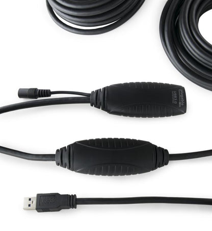 Plugable Technologies USB3-10M-D USB cable USB 3.2 Gen 1 (3.1 Gen 1) 393.7" (10 m) USB A Black