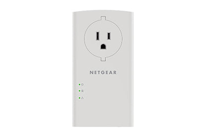 NETGEAR Powerline 2000 + Extra Outlet 2000 Mbit/s Ethernet LAN White 1 pc(s)