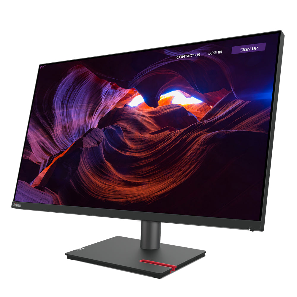 Lenovo ThinkVision P32p-30 + MC 60 computer monitor 31.5" 3840 x 2160 pixels 4K Ultra HD LED Black