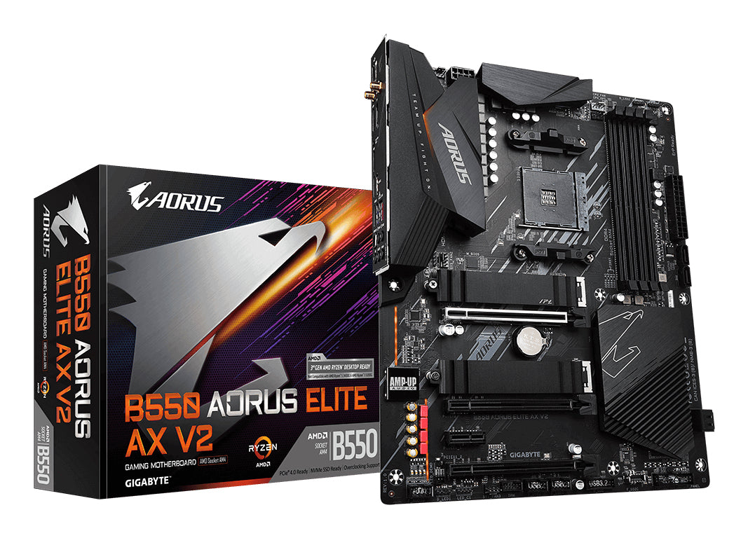 GIGABYTE B550 AORUS ELITE AX V2 motherboard AMD B550 Socket AM4 ATX