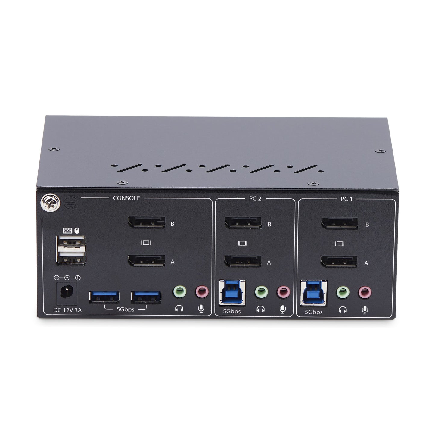 StarTech.com P2DD46A2-KVM-SWITCH KVM switch Black