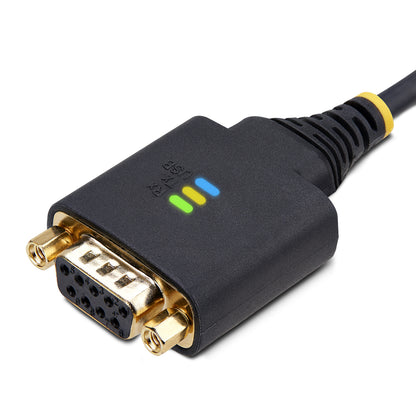 StarTech.com 1P6FFCN-USB-SERIAL serial cable Black 78.7" (2 m) USB Type-A DB-9