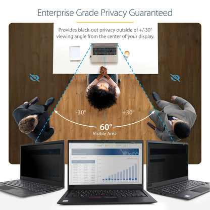 StarTech.com 173L-PRIVACY-SCREEN display privacy filters 17.3" Laptop Frameless display privacy filter