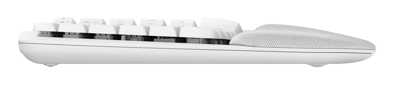 Logitech Wave Keys for Mac keyboard Universal RF Wireless + Bluetooth QWERTY English White