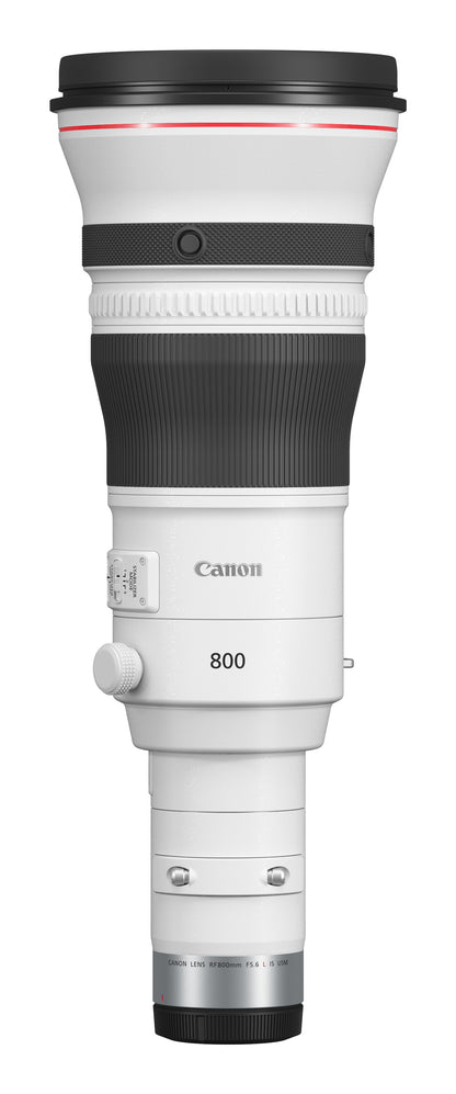 Canon RF800mm F5.6 L IS USM MILC Super telephoto lens Black, White