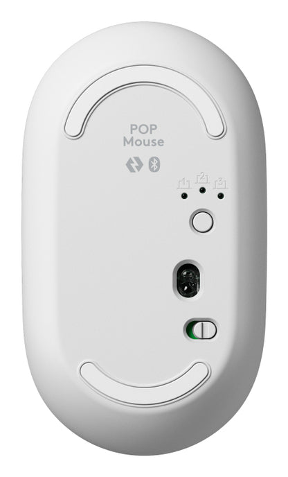 Logitech POP Icon Combo keyboard Mouse included Universal Bluetooth QWERTY English Orange, White