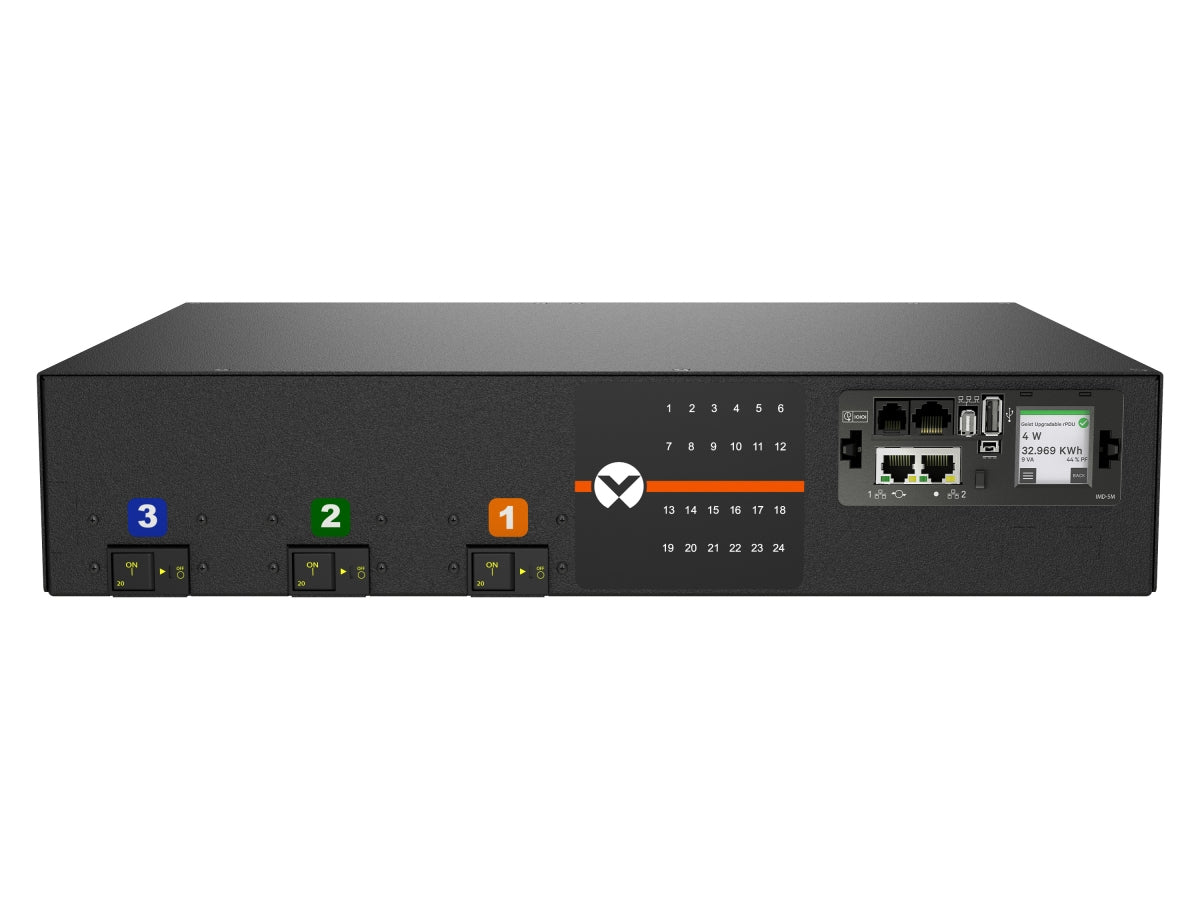 Vertiv Geist MNS5MDR6-24CF18-3TL14A0H10-S power distribution unit (PDU) 24 AC outlet(s) 0U Black