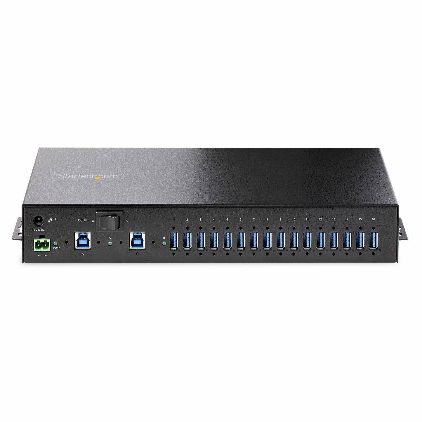 StarTech.com S5G16AINDS-USB-A-HUB interface hub 2 x USB 3.2 Gen 1 (3.1 Gen 1) Type-B 5000 Mbit/s Black