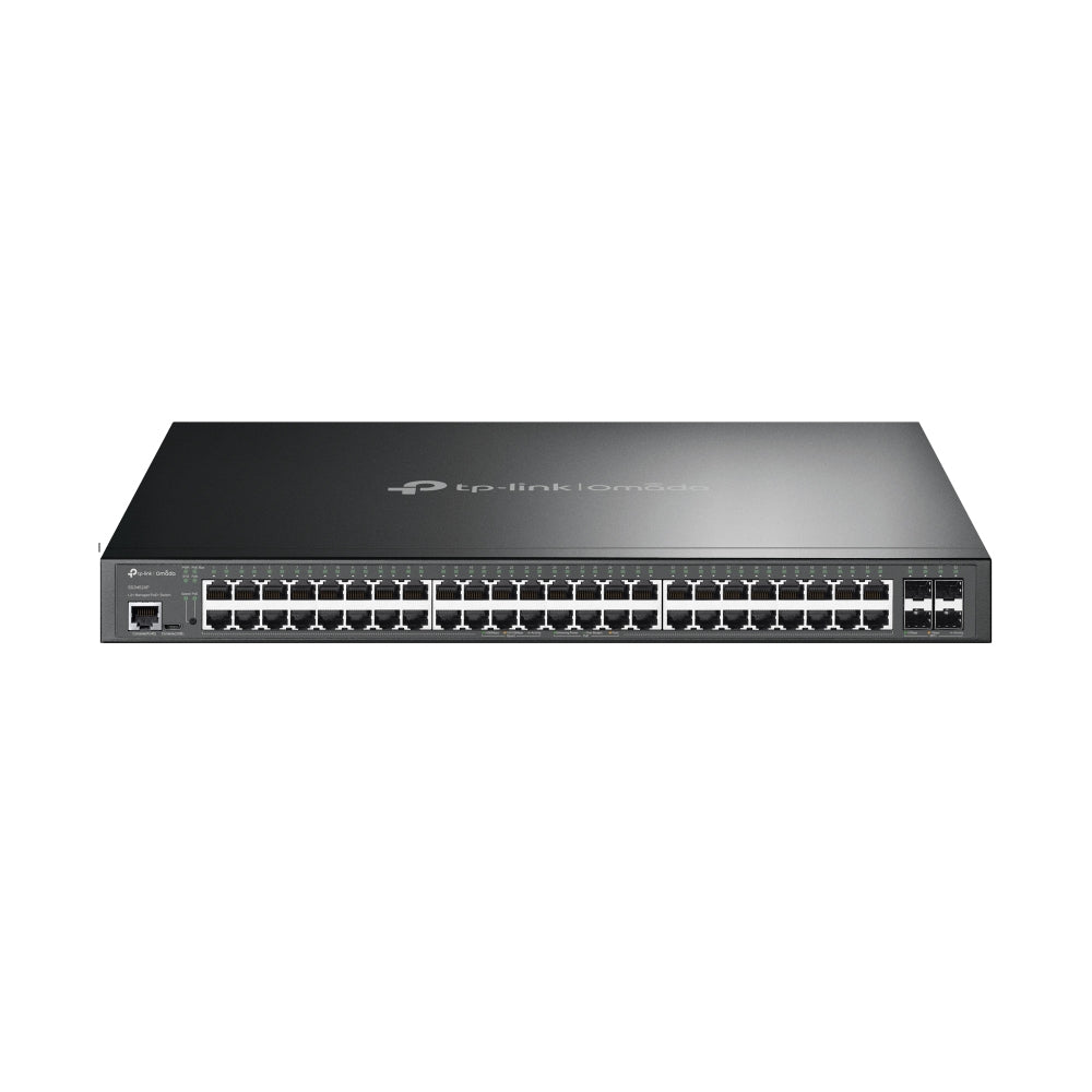 TP-Link Omada SG3452XP network switch Managed L2+ Gigabit Ethernet (10/100/1000) Power over Ethernet (PoE) 1U Black