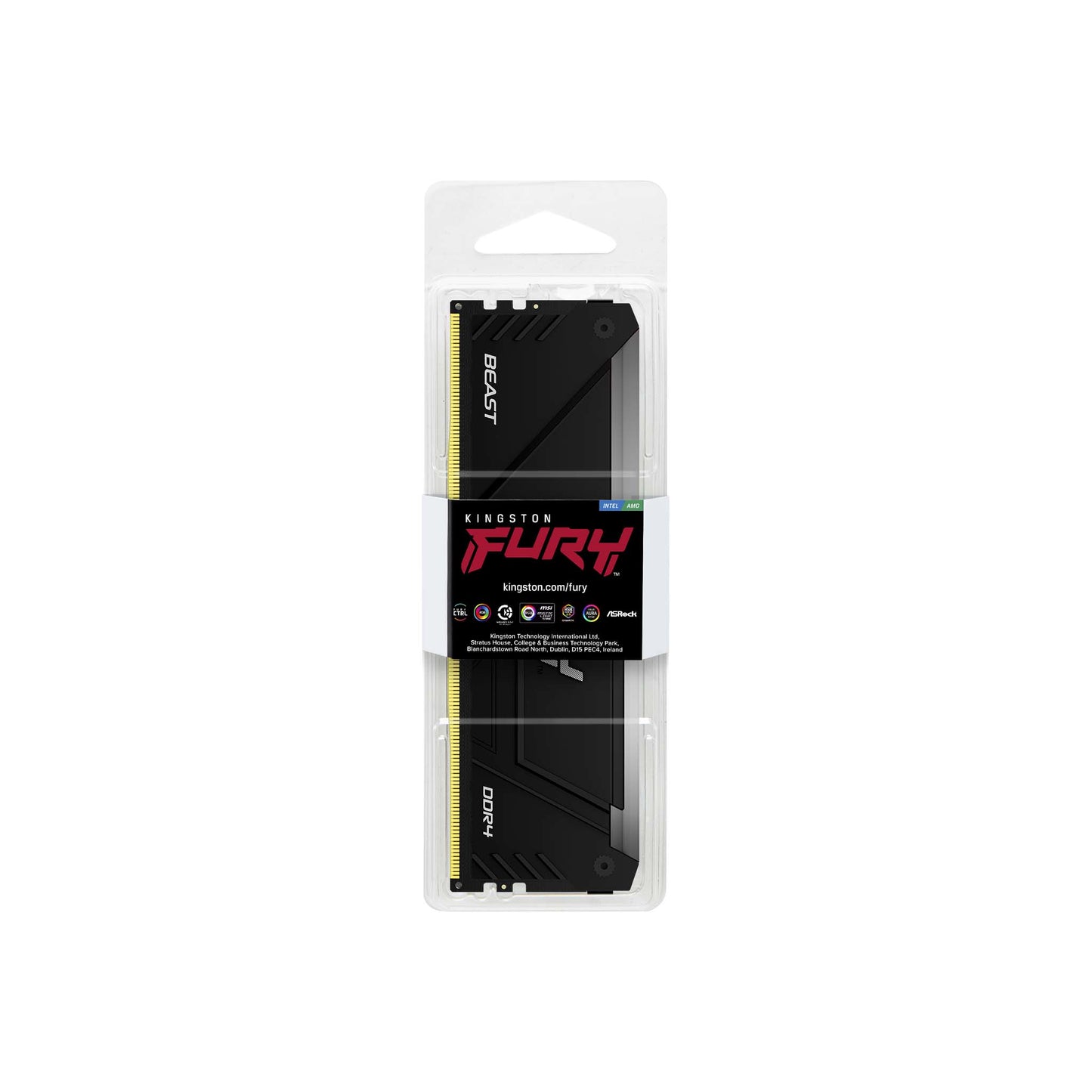 Kingston Technology FURY Beast RGB memory module 8 GB 1 x 8 GB DDR4 3200 MT/s