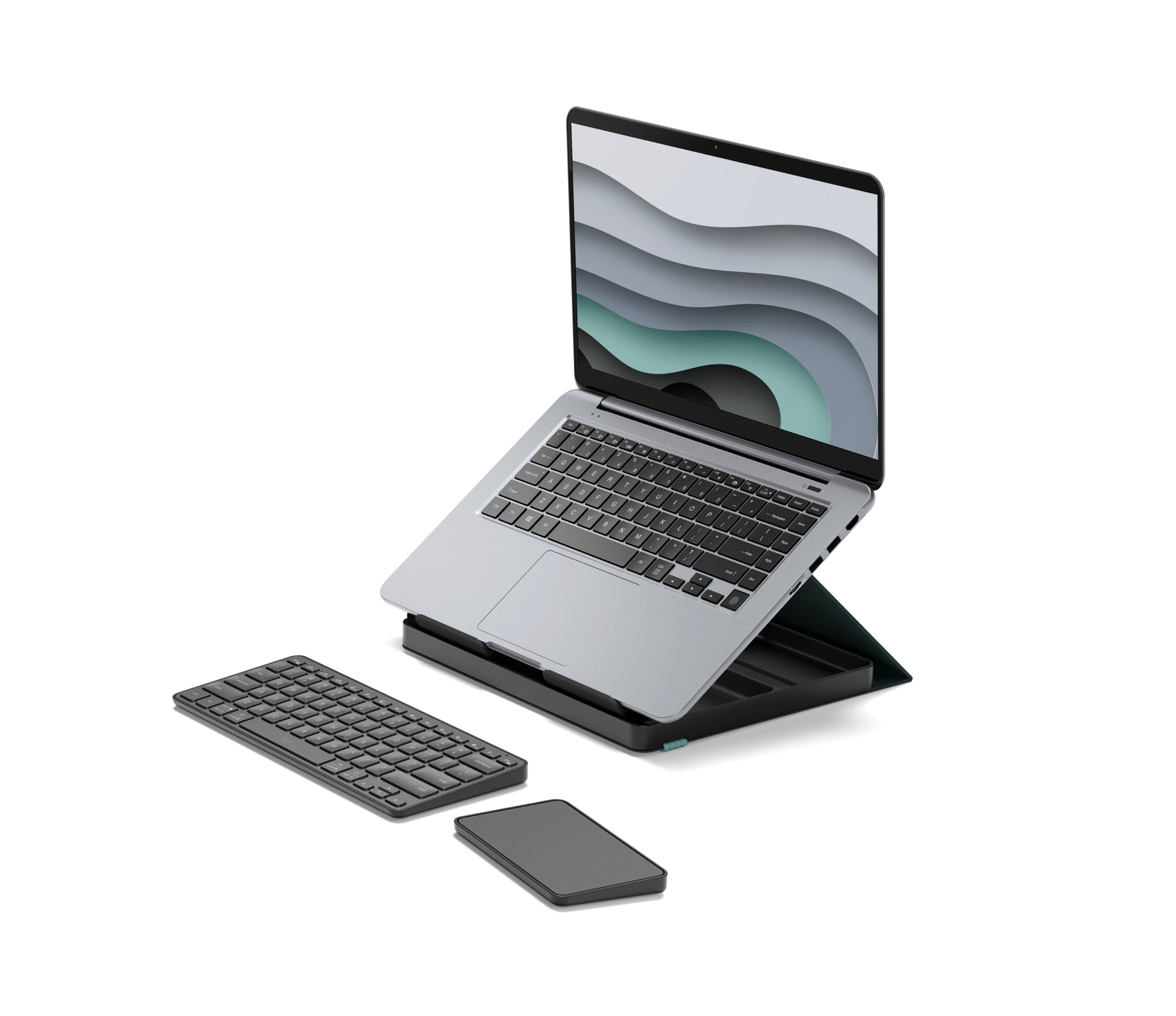 Logitech 920-011236 mobile device keyboard QWERTY English Bluetooth Gray