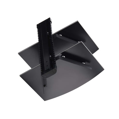 StarTech.com 2B-WALL-MOUNT-SHELF AV equipment shelf Black Glass