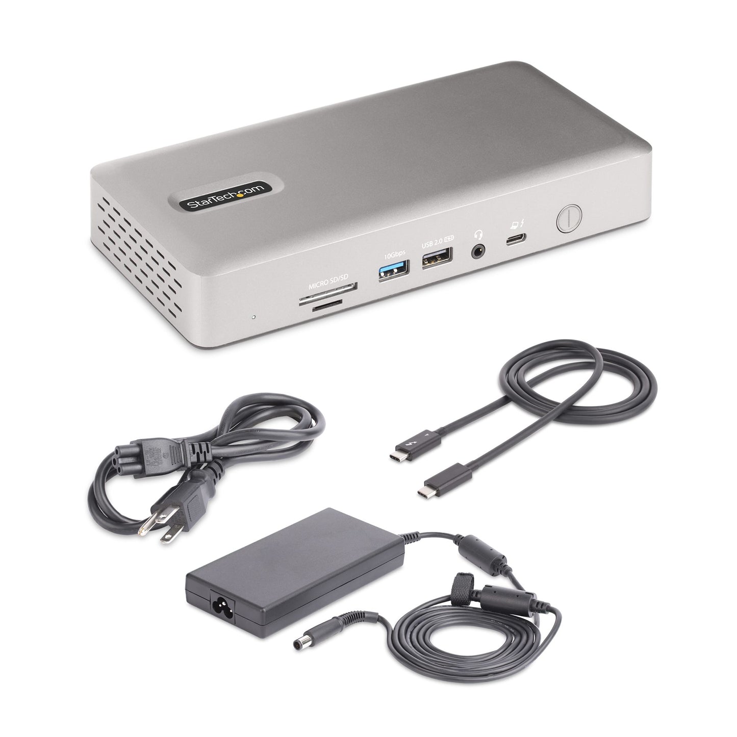 StarTech.com 132N-TB4USB4DOCK laptop dock/port replicator Wired Thunderbolt 4 Gray