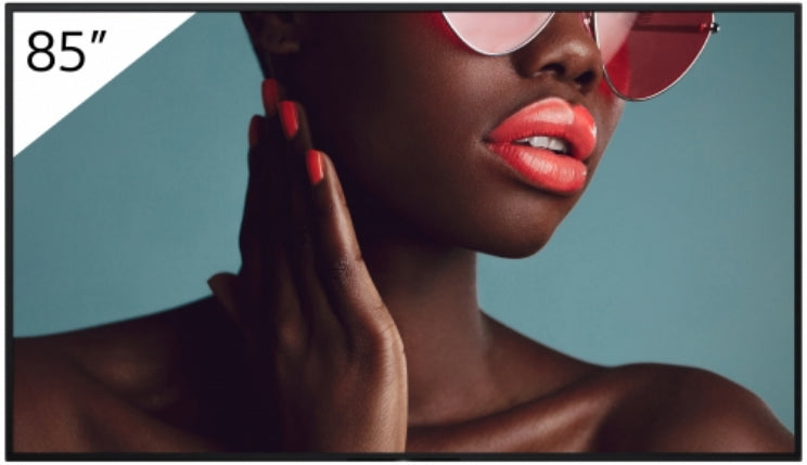 Sony FW-85BZ40L signage display Digital signage flat panel 85" LCD Wi-Fi 650 cd/m² 4K Ultra HD Black Android 24/7