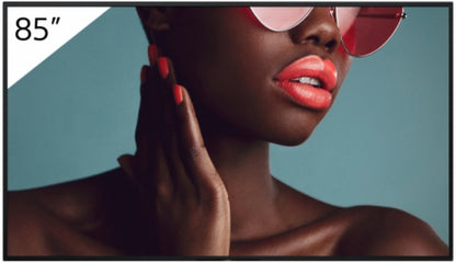 Sony FW-85BZ40L signage display Digital signage flat panel 85" LCD Wi-Fi 650 cd/m² 4K Ultra HD Black Android 24/7