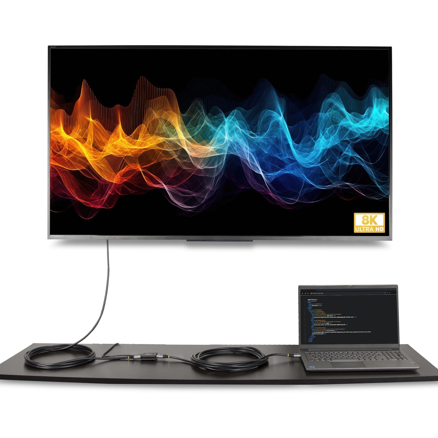 StarTech.com 33FT-8K-HDMI-BOOSTER AV extender AV repeater Black