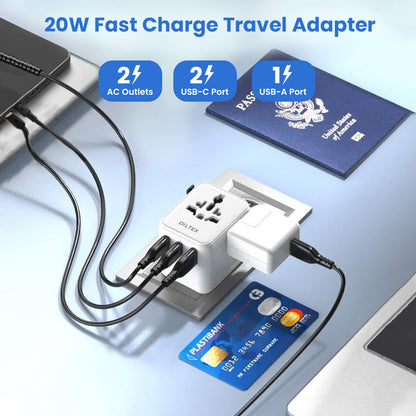 20W GaN III Fast Charging Travel Adapter