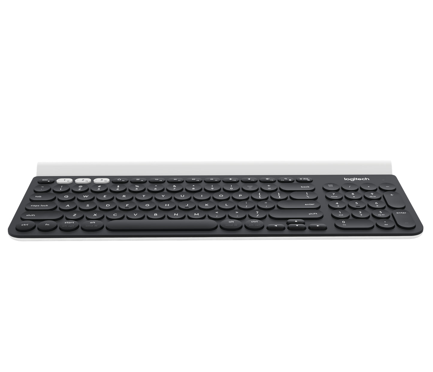 Logitech 920-008149 keyboard Universal RF Wireless + Bluetooth QWERTY English Gray, White, Dark Gray