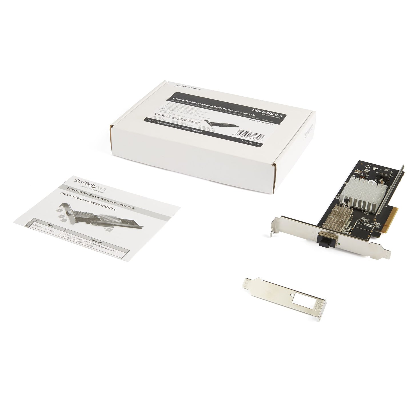 StarTech.com PEX40GQSFPI network card Internal Fiber 40000 Mbit/s