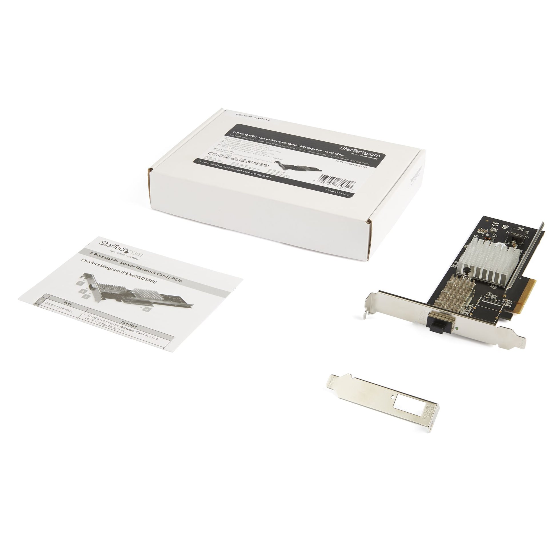 StarTech.com PEX40GQSFPI network card Internal Fiber 40000 Mbit/s