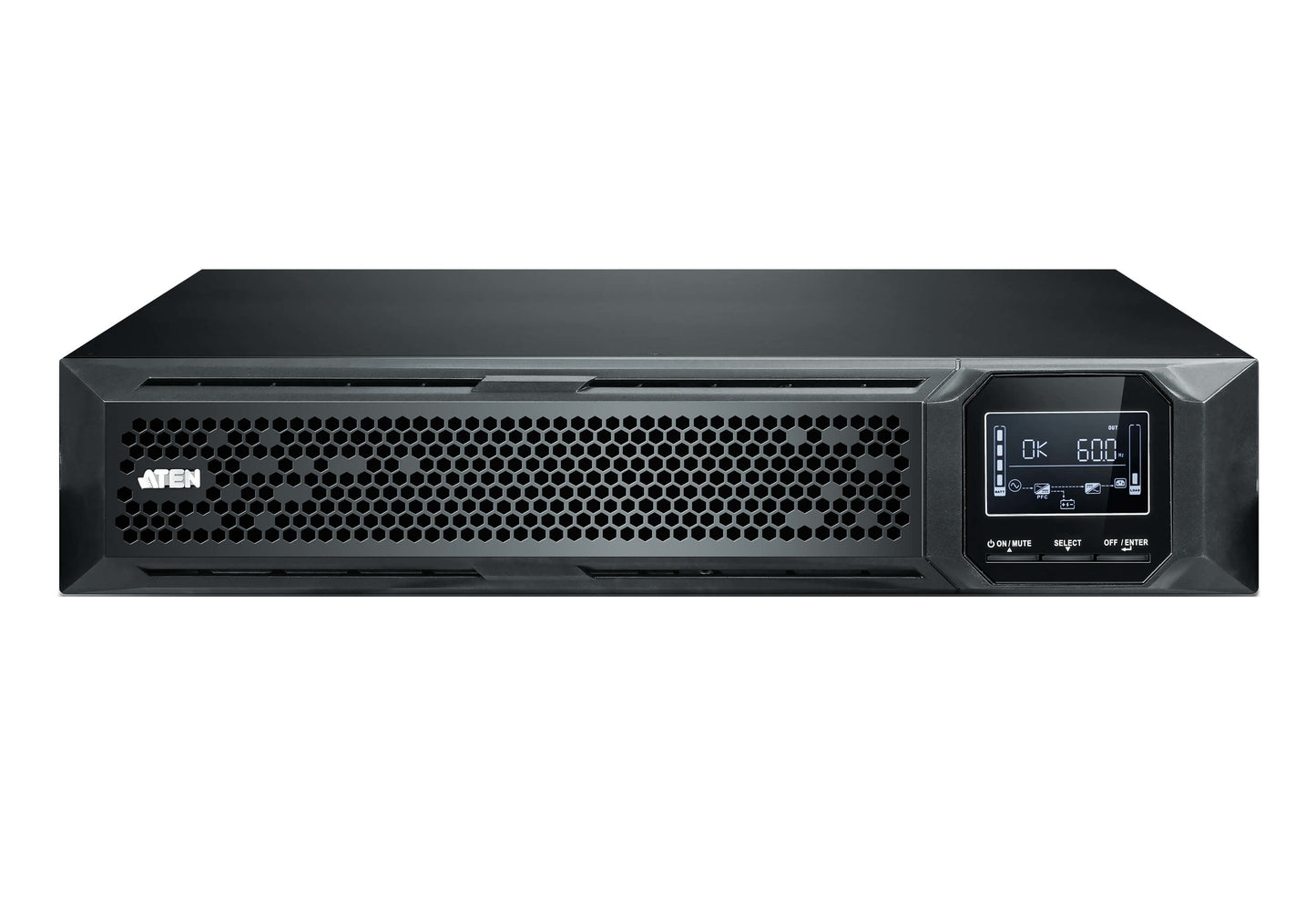 ATEN OL3000LV uninterruptible power supply (UPS) Double-conversion (Online) 3 kVA 2880 W 9 AC outlet(s)