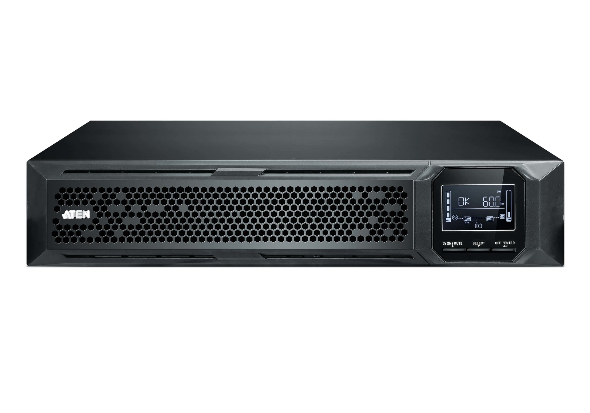 ATEN OL3000LV uninterruptible power supply (UPS) Double-conversion (Online) 3 kVA 2880 W 9 AC outlet(s)