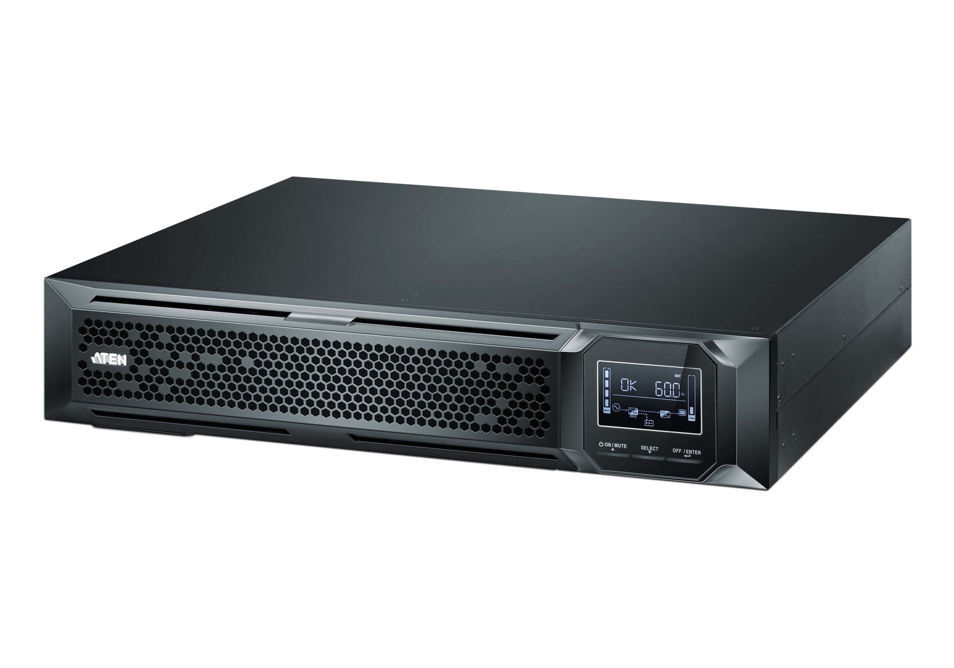 ATEN OL3000LV uninterruptible power supply (UPS) Double-conversion (Online) 3 kVA 2880 W 9 AC outlet(s)