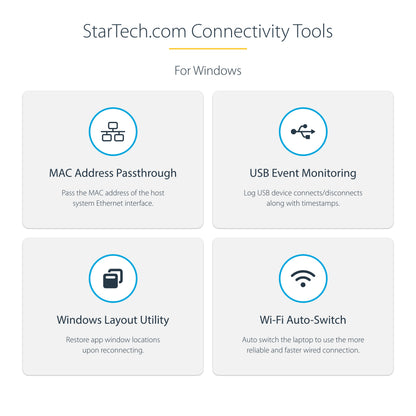 StarTech.com USB3SDOCKHD laptop dock/port replicator Wired USB 3.2 Gen 1 (3.1 Gen 1) Type-B Black
