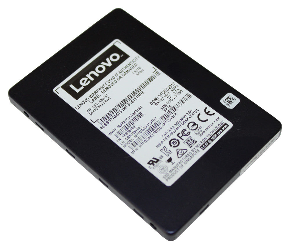 Lenovo 5200 1.92 TB 2.5" Serial ATA III TLC