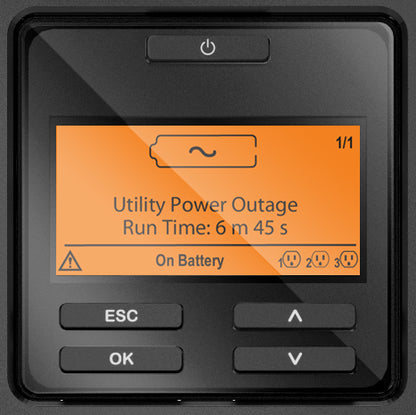 APC Smart-UPS On-Line uninterruptible power supply (UPS) Double-conversion (Online) 2.2 kVA 1980 W 10 AC outlet(s)