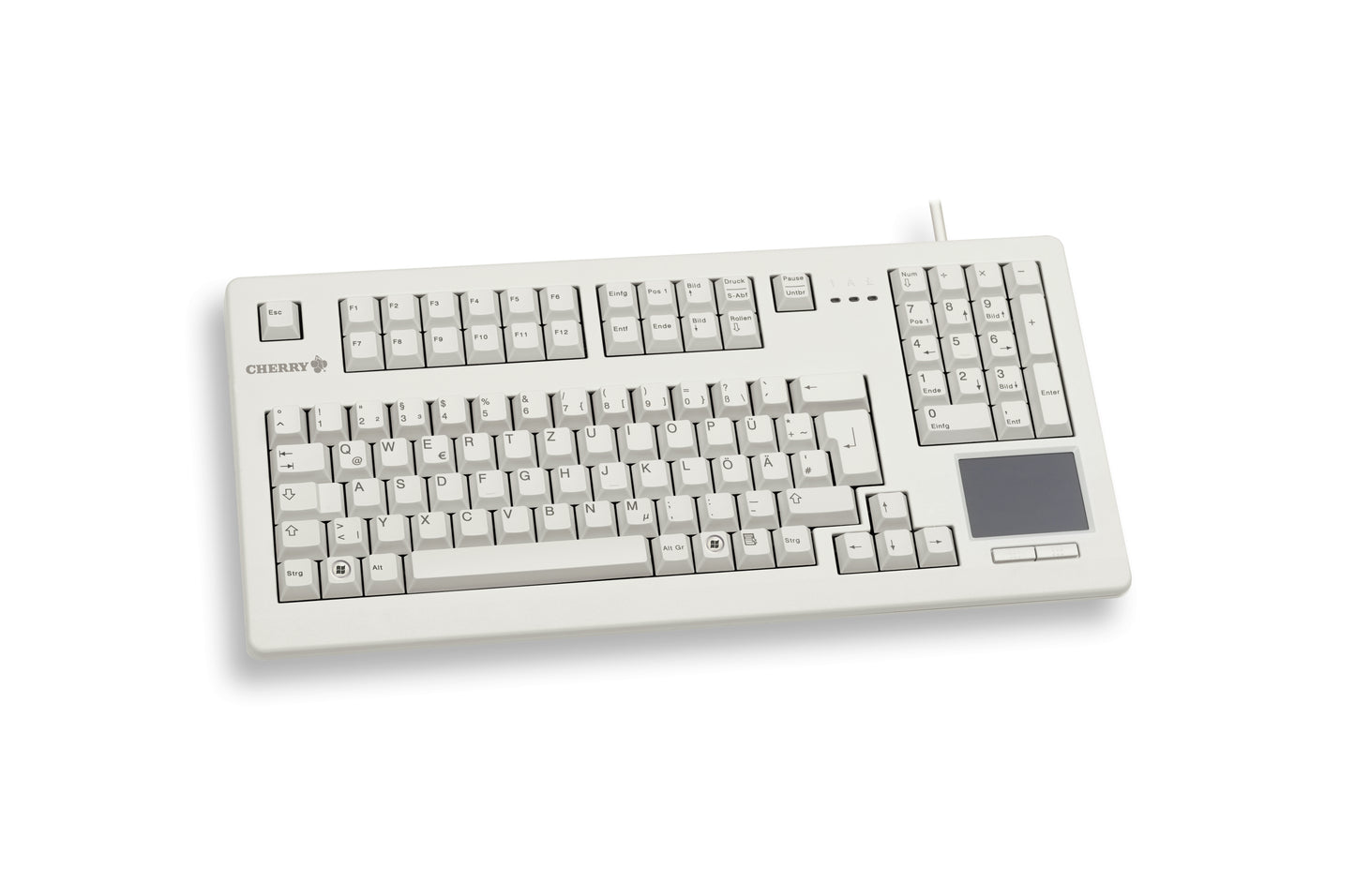 CHERRY TouchBoard G80-11900 keyboard Industrial USB QWERTY English Gray