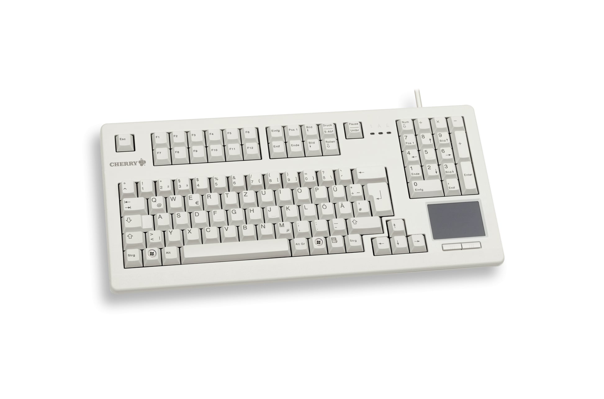 CHERRY TouchBoard G80-11900 keyboard Industrial USB QWERTY English Gray