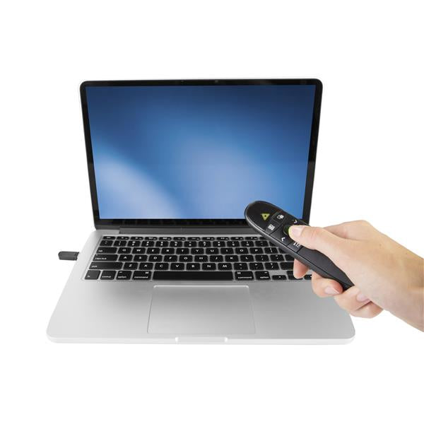 StarTech.com PRESREMOTEG wireless presenter Black