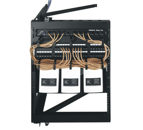 Middle Atlantic Products SFR-12-24 rack cabinet 12U Wall mounted rack Black