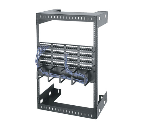 Middle Atlantic Products WM-15-12 rack cabinet 15U Wall mounted rack Black