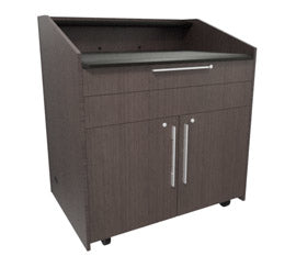Middle Atlantic Products L5KCB2SFHA3ZP001 Lectern Black, Wood