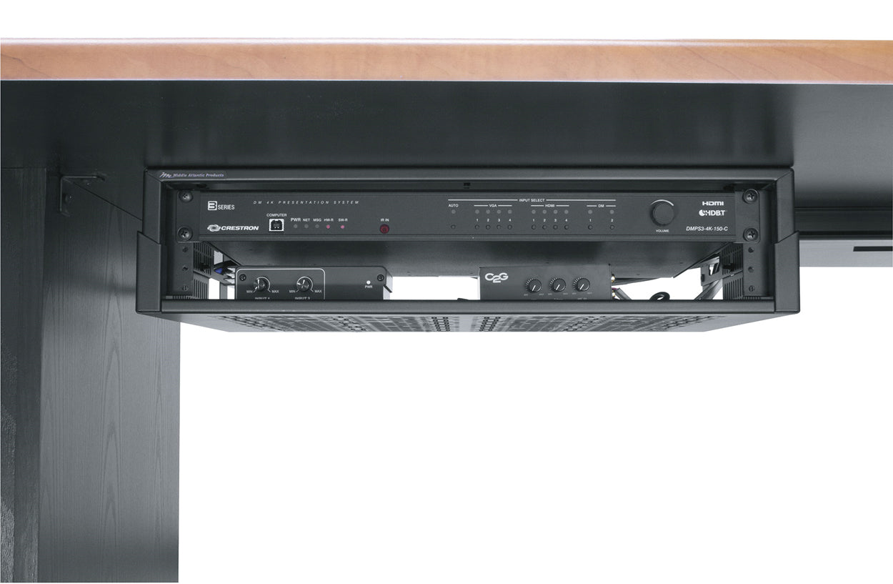 Middle Atlantic Products UTB-A2-14 rack cabinet 1U/2U Ceiling mounted rack Black
